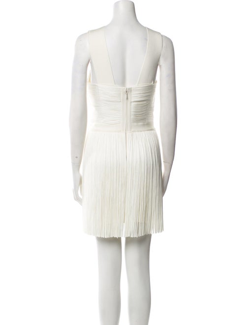 Herve Leger Cowl Neck Mini Dress