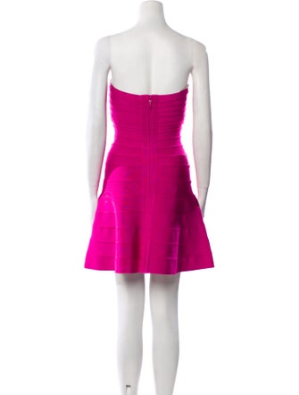 Herve Leger Strapless Mini Dress