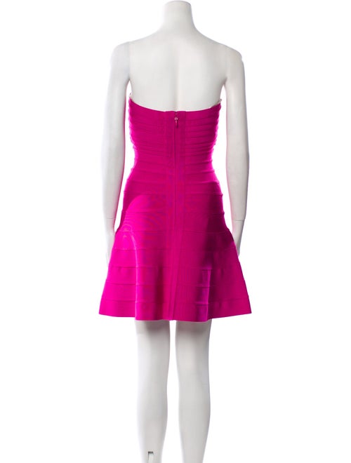 Herve Leger Strapless Mini Dress