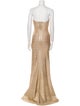 Herve Leger Strapless Long Dress