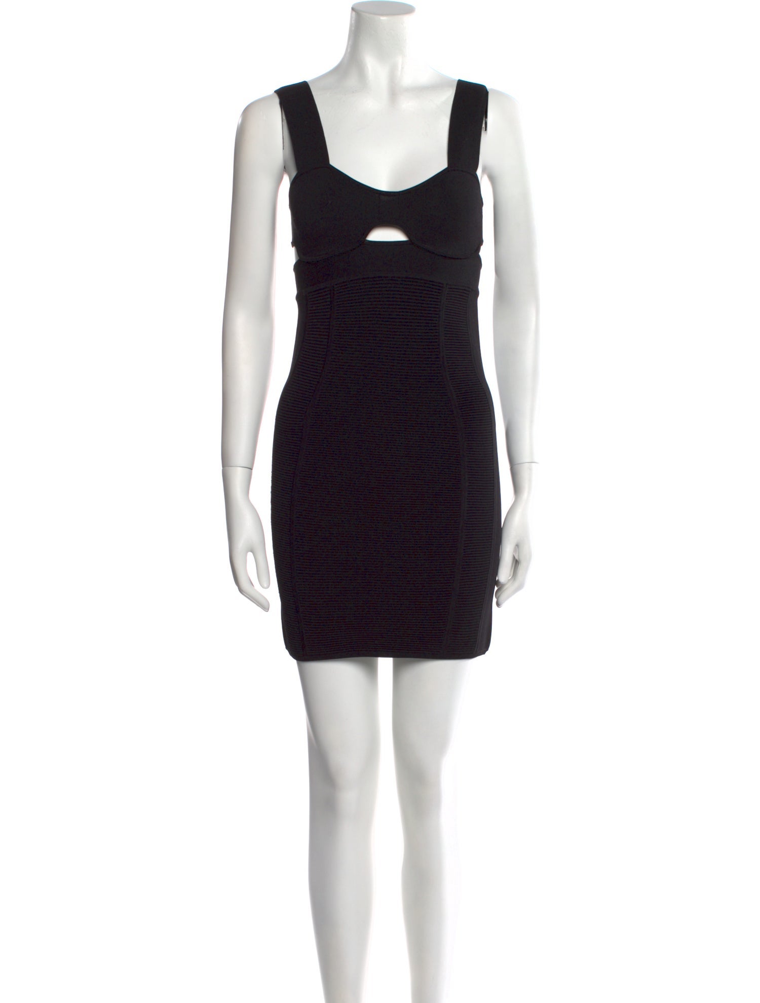 Herve Leger Square Neckline Mini Dress w/ Tags