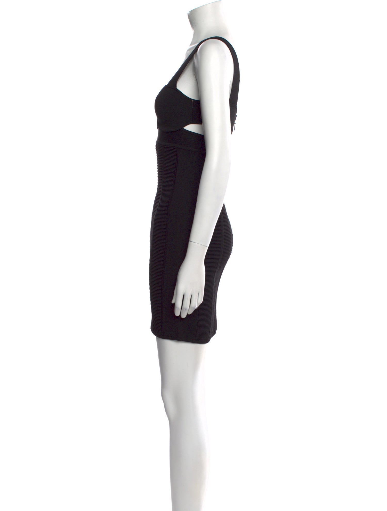 Herve Leger Square Neckline Mini Dress w/ Tags