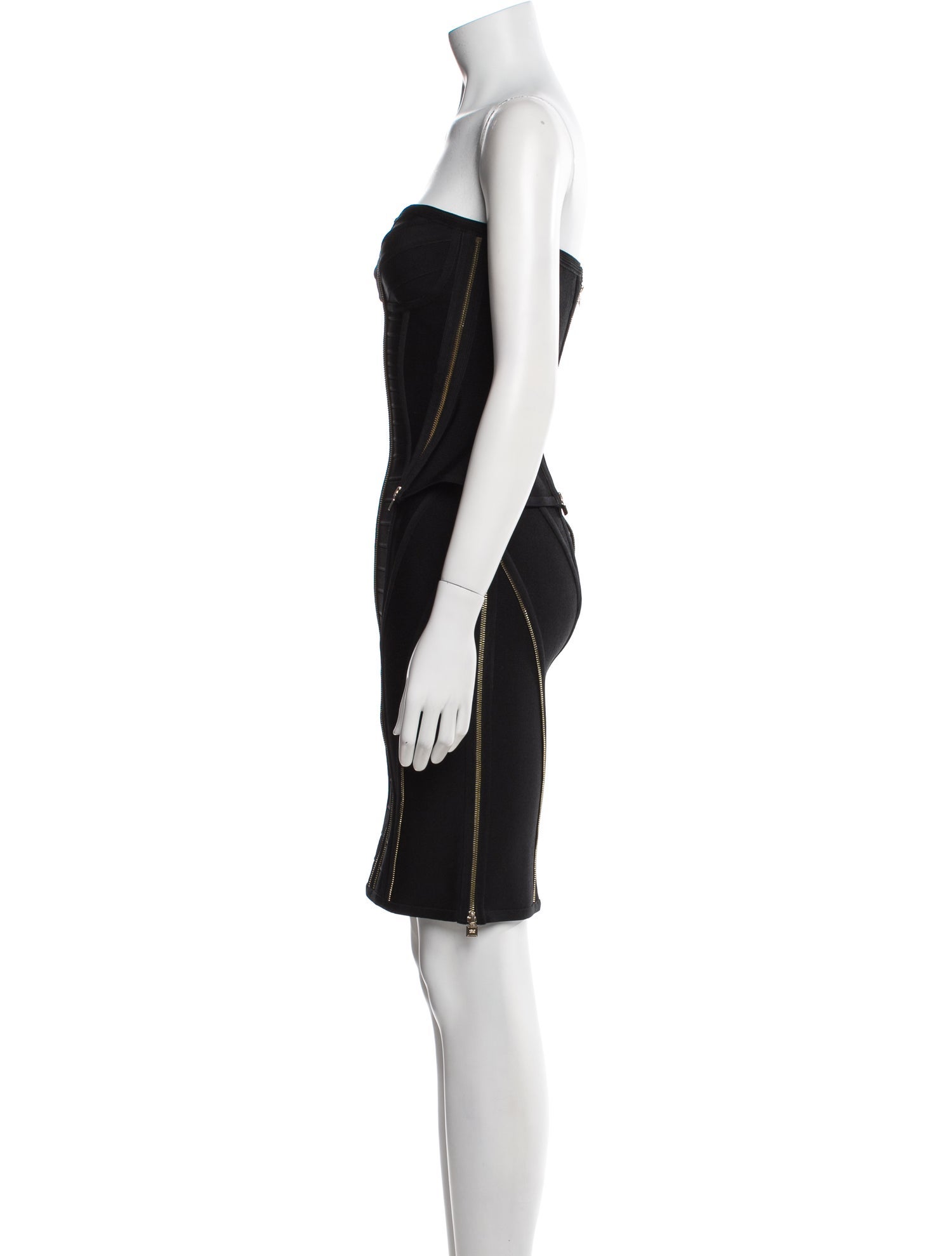 Herve Leger Strapless Mini Dress