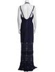 Herve Leger Halterneck Long Dress