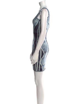 Herve Leger Printed Mini Dress