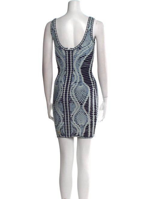 Herve Leger Printed Mini Dress