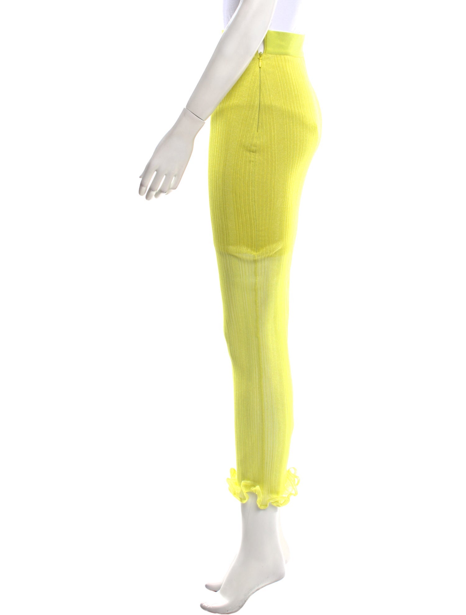 Herve Leger Nylon Midi Length Skirt