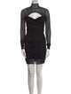 Herve Leger Turtleneck Mini Dress