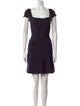 Herve Leger Square Neckline Mini Dress
