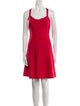 Herve Leger Scoop Neck Mini Dress