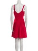 Herve Leger Scoop Neck Mini Dress