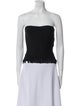 Herve Leger Strapless Crop Top