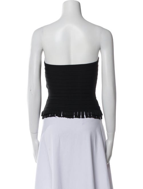Herve Leger Strapless Crop Top
