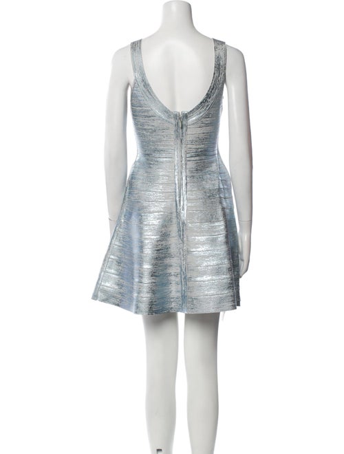 Herve Leger Tie-Dye Print Mini Dress