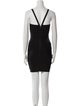 Herve Leger Scoop Neck Mini Dress