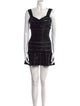 Herve Leger Patterned Mini Dress