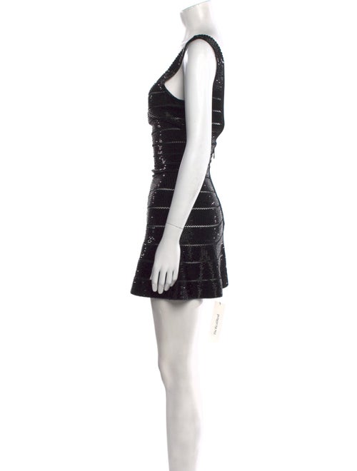 Herve Leger Patterned Mini Dress