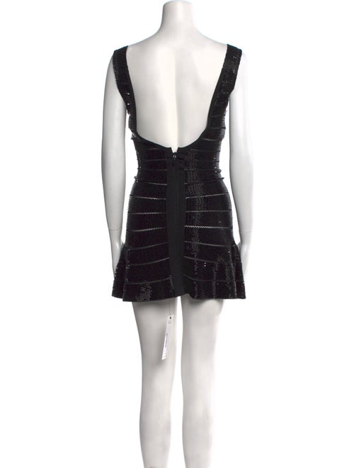 Herve Leger Patterned Mini Dress