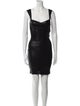 Herve Leger Square Neckline Mini Dress