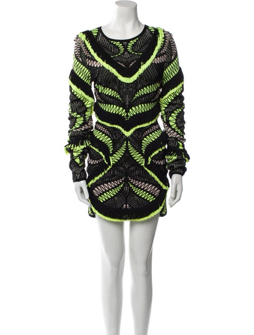 Herve Leger Printed Mini Dress