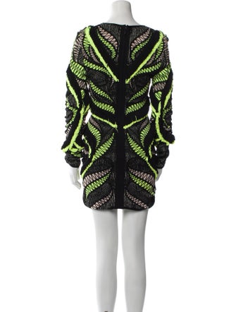 Herve Leger Printed Mini Dress