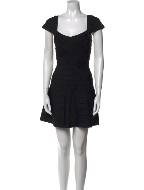 Herve Leger Printed Mini Dress