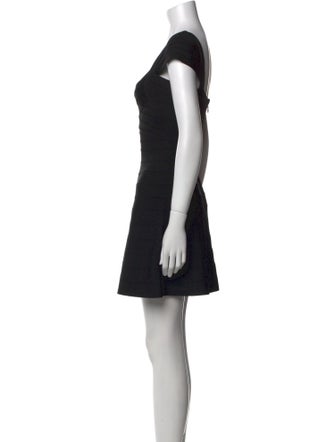 Herve Leger Printed Mini Dress