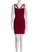 Herve Leger Square Neckline Mini Dress