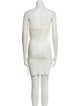 Herve Leger Scoop Neck Mini Dress