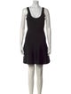 Herve Leger Scoop Neck Mini Dress