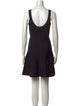 Herve Leger Scoop Neck Mini Dress