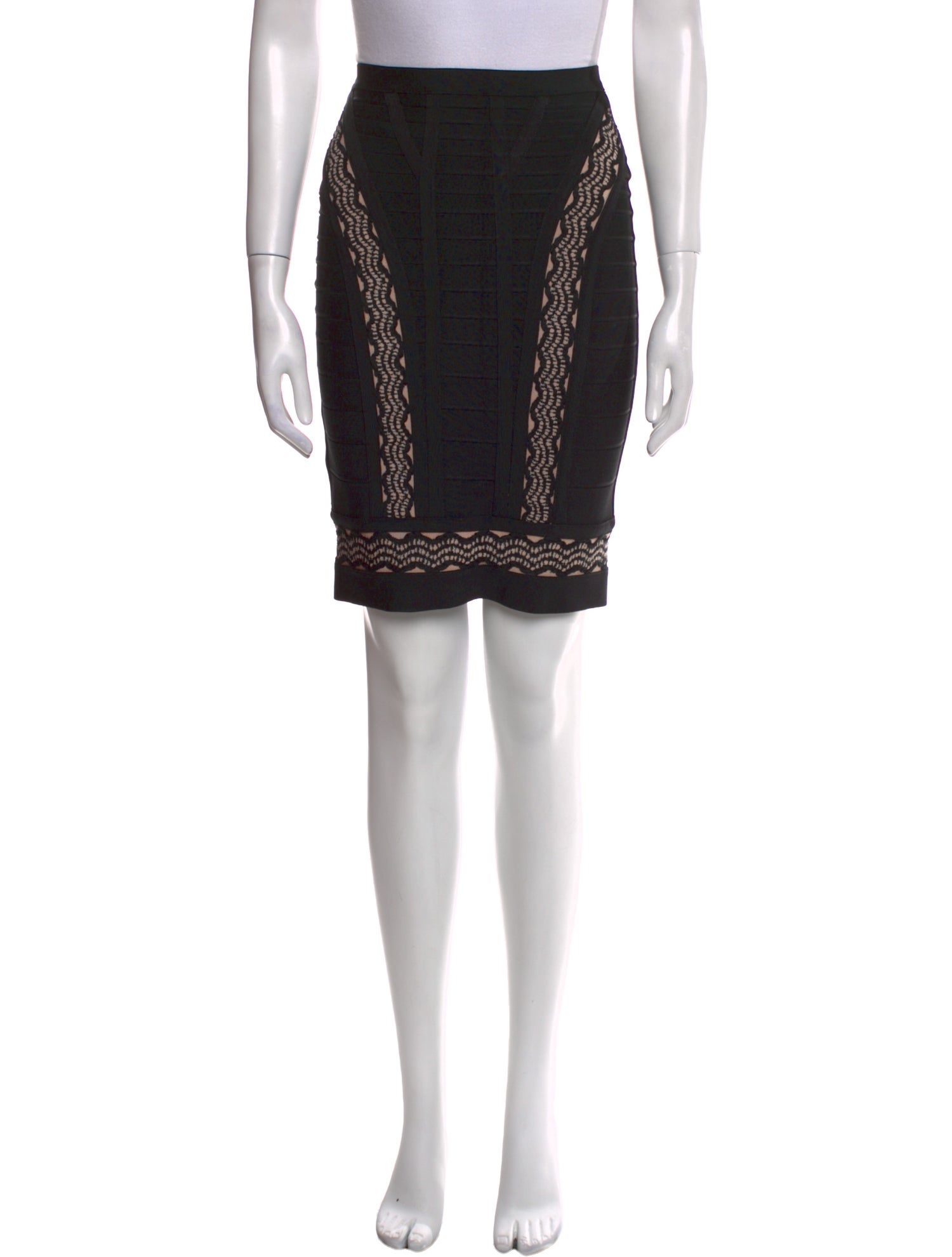 Herve Leger Knee-Length Skirt