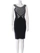 Herve Leger Graphic Print Mini Dress