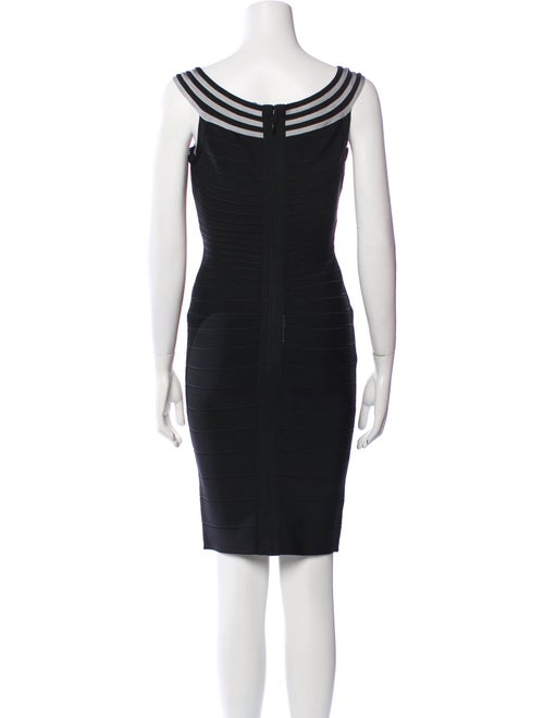 Herve Leger Graphic Print Mini Dress