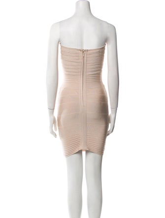 Herve Leger Strapless Mini Dress