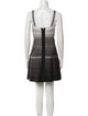 Herve Leger Striped Mini Dress