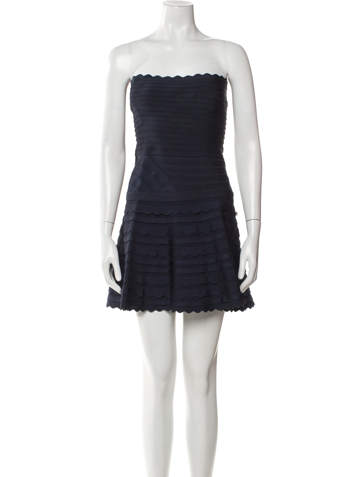 Herve Leger Strapless Mini Dress