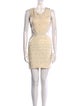 Herve Leger Printed Mini Dress