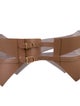 Herve Leger Wide Leather Waist Belt