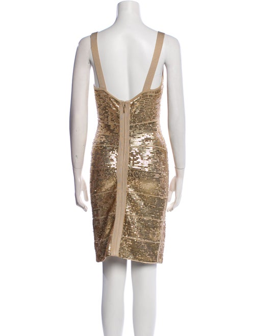 Herve Leger Sequin Mini Dress