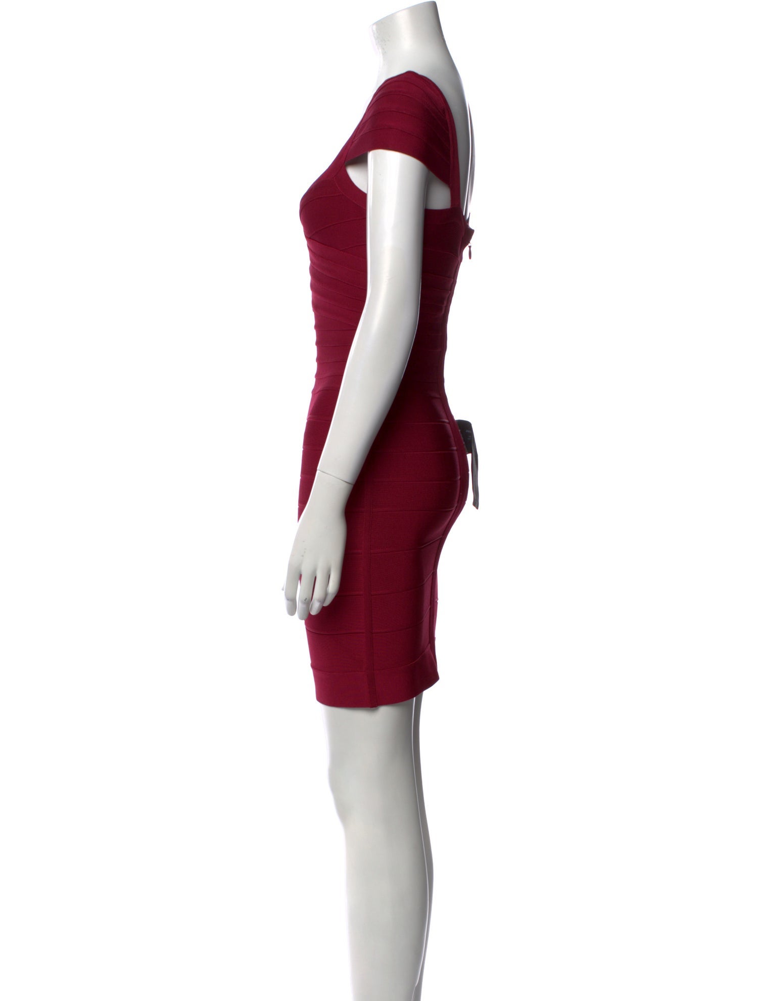 Herve Leger V-Neck Mini Dress w/ Tags