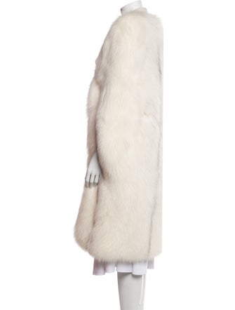 Herve Leger Leather Fur Coat