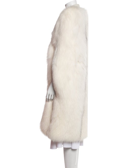 Herve Leger Leather Fur Coat