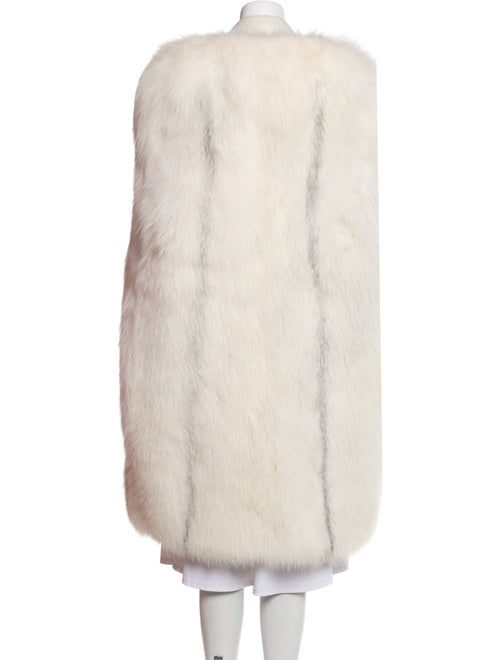 Herve Leger Leather Fur Coat