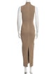 Herve Leger Halterneck Long Dress