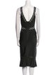 Herve Leger Scoop Neck Knee-Length Dress