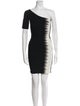 Herve Leger One-Shoulder Mini Dress