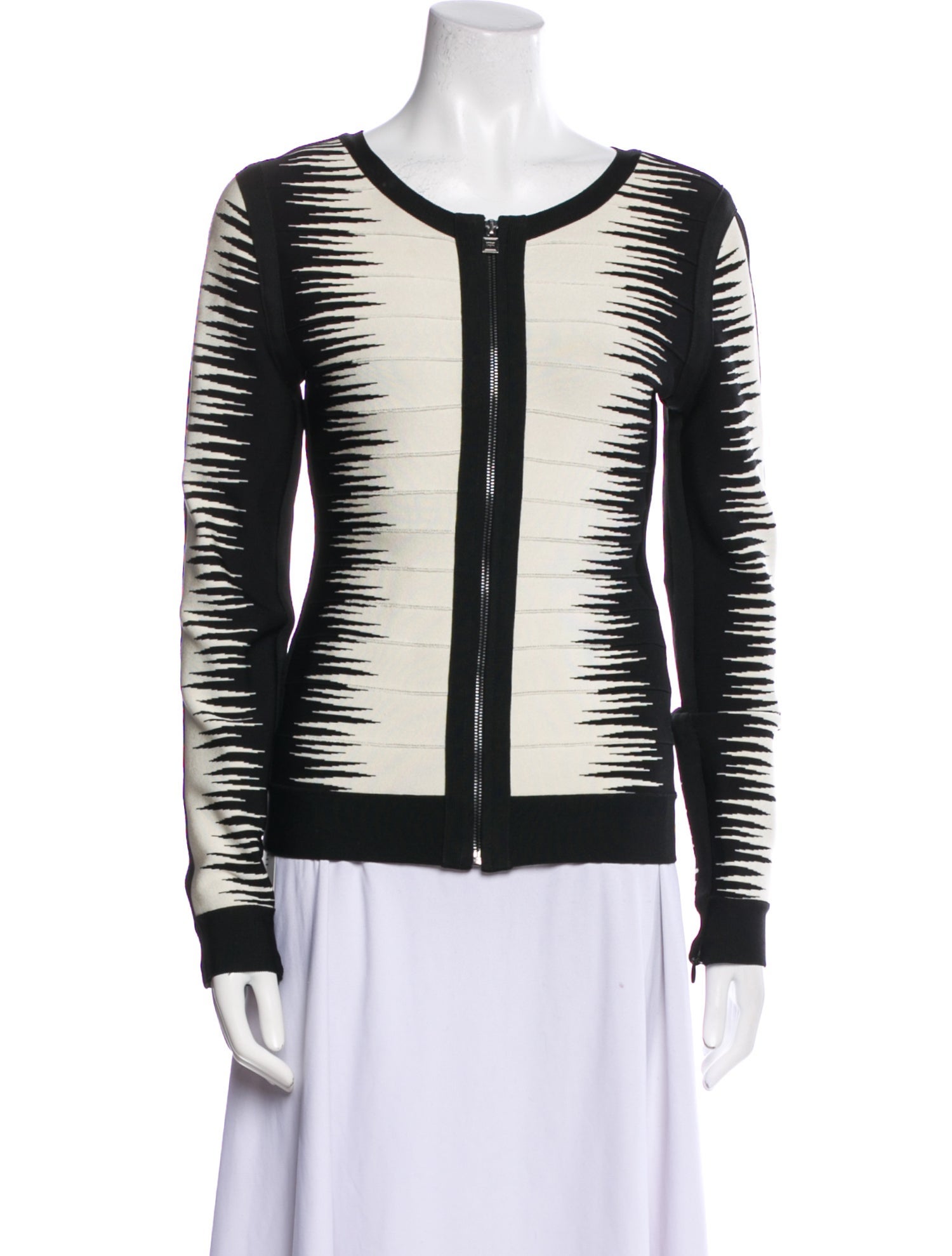 Herve Leger Animal Print Evening Jacket