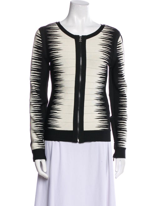 Herve Leger Animal Print Evening Jacket