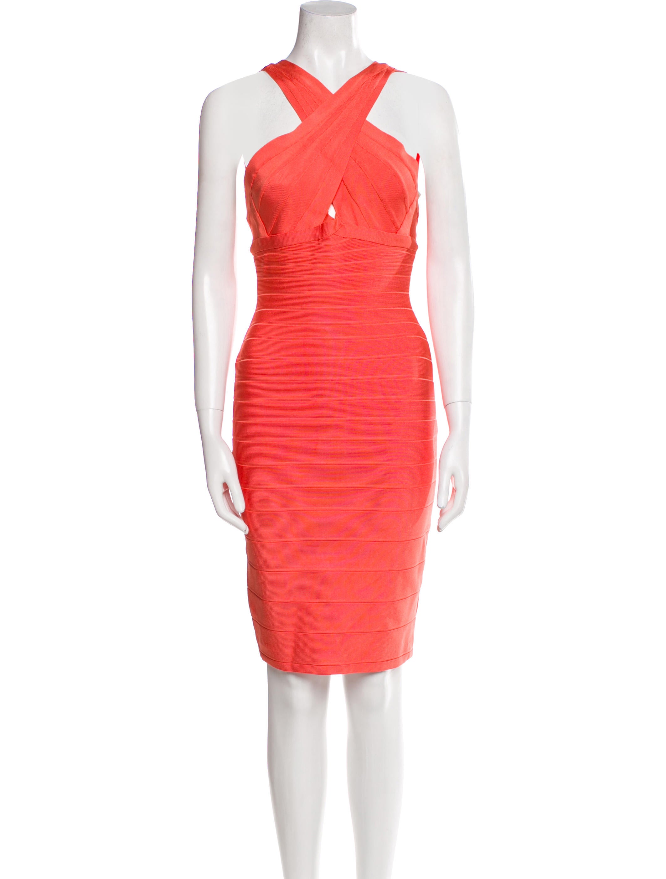 Herve Leger Halterneck Mini Dress